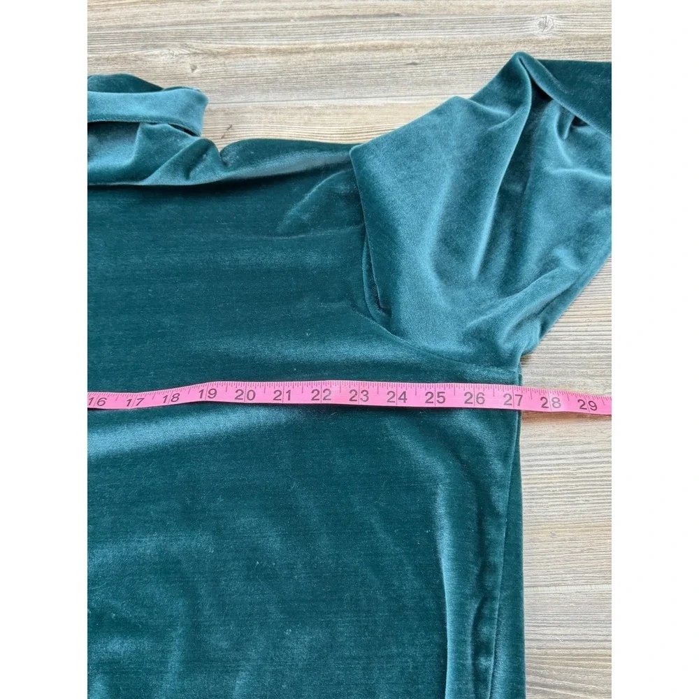 Lane Bryant Designs Velour 2 Piece Loungewear Set Emerald Green Soft Cozy 18/20